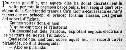 L’Esquella de la Torratxa, 6 October 1911